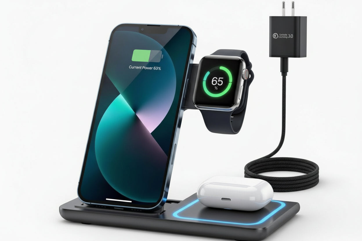3 In 1 Wireless Charging Station