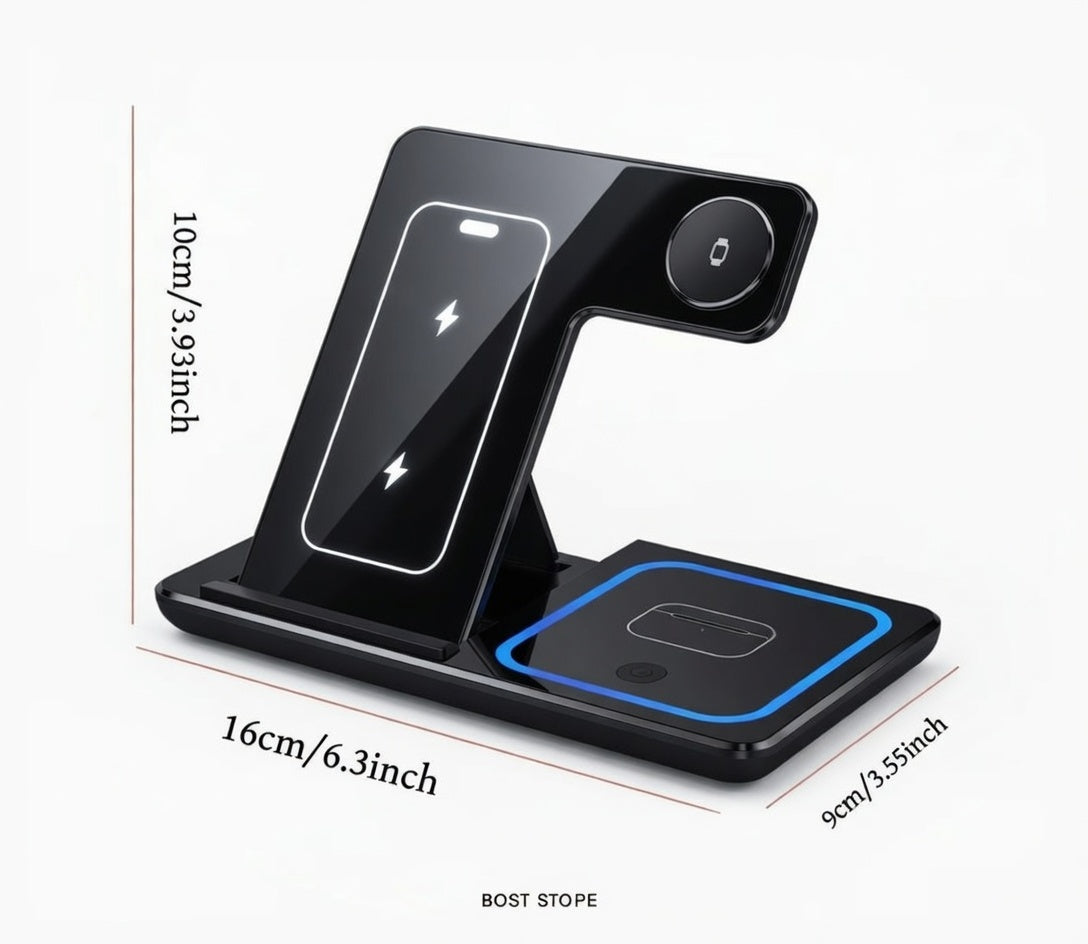 3 In 1 Wireless Charging Station